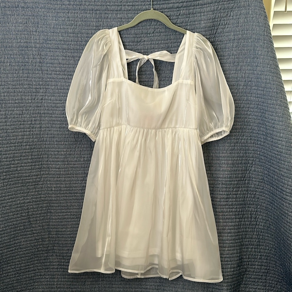 Lovaula Boutique White Mini Dress